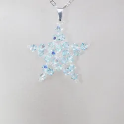 Pendant 30cm - Néréides-Silver Chain - Pendant 30cm - Laiton argenté